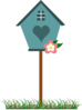 Bird House Clip Art